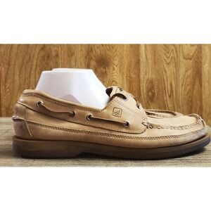 Sperry Mako 2 Eye Canoe Moc Boat Shoes Men's Size 12 Brown